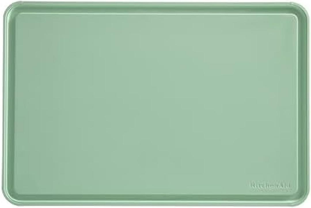 KitchenAid Classic Plastic Cutting Board with Perimeter Trench and Non Slip Edges, Dishwasher Safe, 12 inch x 18 inch, Green