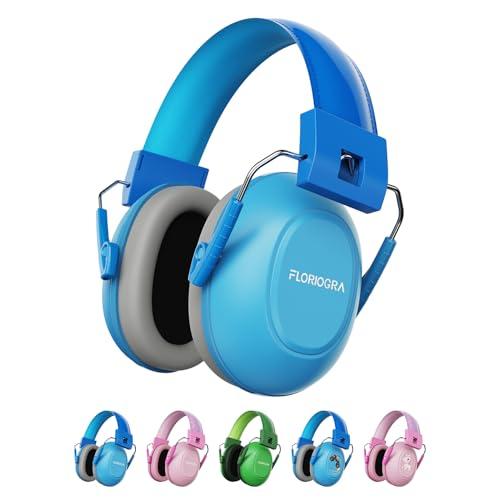 Floriogra Noise Cancelling Headphones for Kids, Kids Ear Protection 28dB SNR Noise Reduction Ear Muffs for 3-16 Years Toddler/Children, Noise Cancelling Hearing Protection For Fireworks/Monster Truck