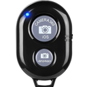 Remote Control for TikTok,Wireless Remote Camera Shutter with Zoom in Out for iPhone&Android, Front Rear Camera Switch,Page Turner for EBook APP, Phone Remote, Scrolling Ring for TIK Tok, Black