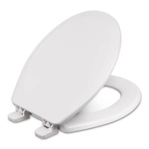 Centoco Wooden Toilet Seat Round, Closed Front with Cover, Residential, Made in the USA, 700-001, White Centoco Wooden Toilet Seat Round, Closed Front with Cover, Residential, Made in the USA, 700-001, White