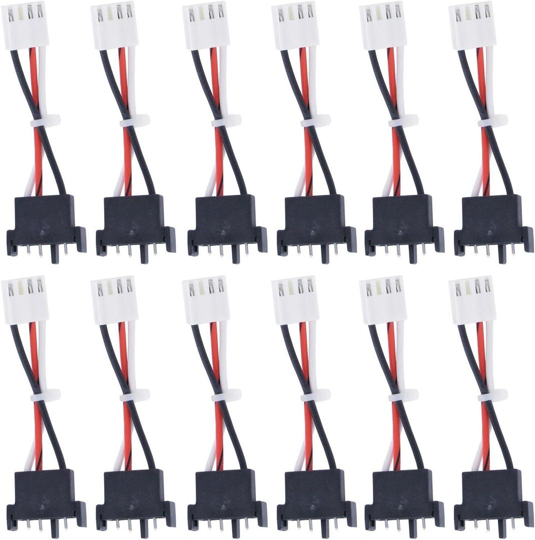 First Alert BRK ADF-12 BRK Smoke Alarm Adapter Plug for Firex Hardwire Smoke Alarms, White/Black, Pack of 12