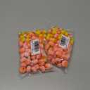 2 x 80 Pcs Fake Candy Corn Pumpkin Fall Resin Mini Pumpkin Halloween Resin Charms for Craft Making Artificial Candy Decorations for DIY Halloween Fall Thanksgiving Handmake Decor