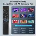 Replacement for Samsung Smart TV Remote Control, Universal Compatible with All Samsung TVs, BN59-01388A for CU7000/DU7200, for 2015-2025 All Crystal UHD, Frame, QLED, OLED, Neo QLED Smart TVs