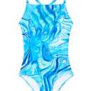 Girls Bathing Suits UPF 50+ Swimsuits Quick-Dry Cross-Strap for Toddlers & Kids 3-12T Sleeveless Sun Protection