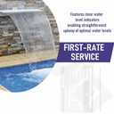 Spa Waterfall Grate, Clear Hot Tub Filter, Replacement for Aqua-Rest Spas & Dream Ma-ker, Replace 408708/308708-2015 - 15 Oval Holes Effectively Manage and Regulate Water Flow