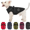 V.PET.B.R Dog Winter Coat, Warm Jacket Padded Fleece Dog Vest with Built-in Harness, Windproof Reflective Cozy Adjustable Snow Pet Coat Clothes with Zipper, for Medium Dogs