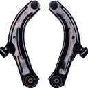 Front Lower Control Arm and Ball Joint Assembly Compatible With Nissan Cube Tiida Versa Driver Passenger Side AUQDD 2PCS K620566 K620567 Left Right Professional Suspension