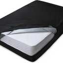 Mattress Bags for Moving and Storage Queen Size, Waterproof Mattress Protector Mattress Cover with Heavy Duty Handles, Strong Zipper, Reusable Thick Moving Supplies & Moving Bags, Black