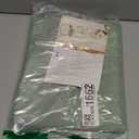 Rectangle Tablecloth Linen Textured Waterproof & Stain Resistant Table Cloth Wrinkle Free Decorative Fabric Farmhouse Table Cover for Dining/Party/Buffet/Wedding, 60 x 120 Inch, Sage Green