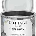 Serenity Silk All-in-One Mineral Chalk Paint for Furniture, Home Decor, Cabinets and DIY Crafts - Built-in Topcoat - (16oz, Shoreline)