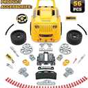 SpringFlower Toys Gifts for 3 4 5 6 7 8 Years Old Boys, Large Truck Engine, Mechanic Repair Set for Kids, Big Truck Builder Kit, Take Apart Motor Vehicle Play Car Service Station, for Kids