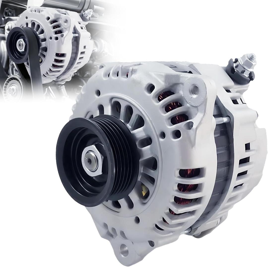 New Alternator Compatible with Nissan Maxima GLE GXE SE 2000-2001 3.0L, Maxima GLE, SE 2002-2003 3.5L, Murano SE, SL 2003-2007 3.5L, Murano S 2005-2007 3.5L, Infiniti I35 2002-2004 3.5L, 23100-0L701