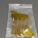 50 Pack Diamond Ring Cake Toppers Glitter Bridal Shower Cupcake Toppers Toothpicks for Wedding Engagement Anniversary Valentines Party Decorations (Gold)