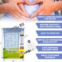 10 x Easter Theme Pregnancy Announcement Fake Lottery Scratch Off Cards (8 Pack)  Cute Baby Reveal Game  Fun Baby Announcement Idea - Memorable Gift for Parents Grandparents Husband and Friends