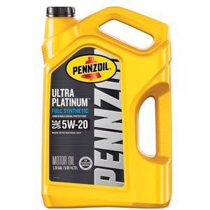Pennzoil Ultra Platinum Full Synthetic 5W-20 Motor Oil, 5 Quart (1 Pack) 