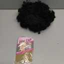 Adancyler Afro Headband Wig Natural Black Kinky Curly Wigs For Black Women Synthetic Short Curly Put And Go Headband Wig African American Wigs For Black Women