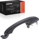 A-Premium Rear Left or Right Exterior Door Handle Compatible with Dodge Grand Caravan 2008-2020 & Chrysler Town & Country 2008-2016 & Volkswagen Routan 2009-2012 & Ram C/V 2012-2015, Textured Black