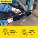 3 Pack Windshield Wiper Blades Compatible with Chevrolet Blazer 2019-2021, Front and Rear, 24" 18" 12"