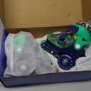 Kids Roller Skates for Beginners - ZOOBLISS Toddler Roller Skates for Boys and Girls Ages 3-7 with Light-Up Wheels & 4 Adjustable Sizes, Tri-Wheel Training Skates for Kids S