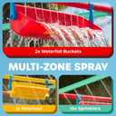 GoSports Splash Station Waterpark XL - Backyard Water Park for Kids, Outdoor Water Play Equipment with Sprinklers & Buckets, X-Large