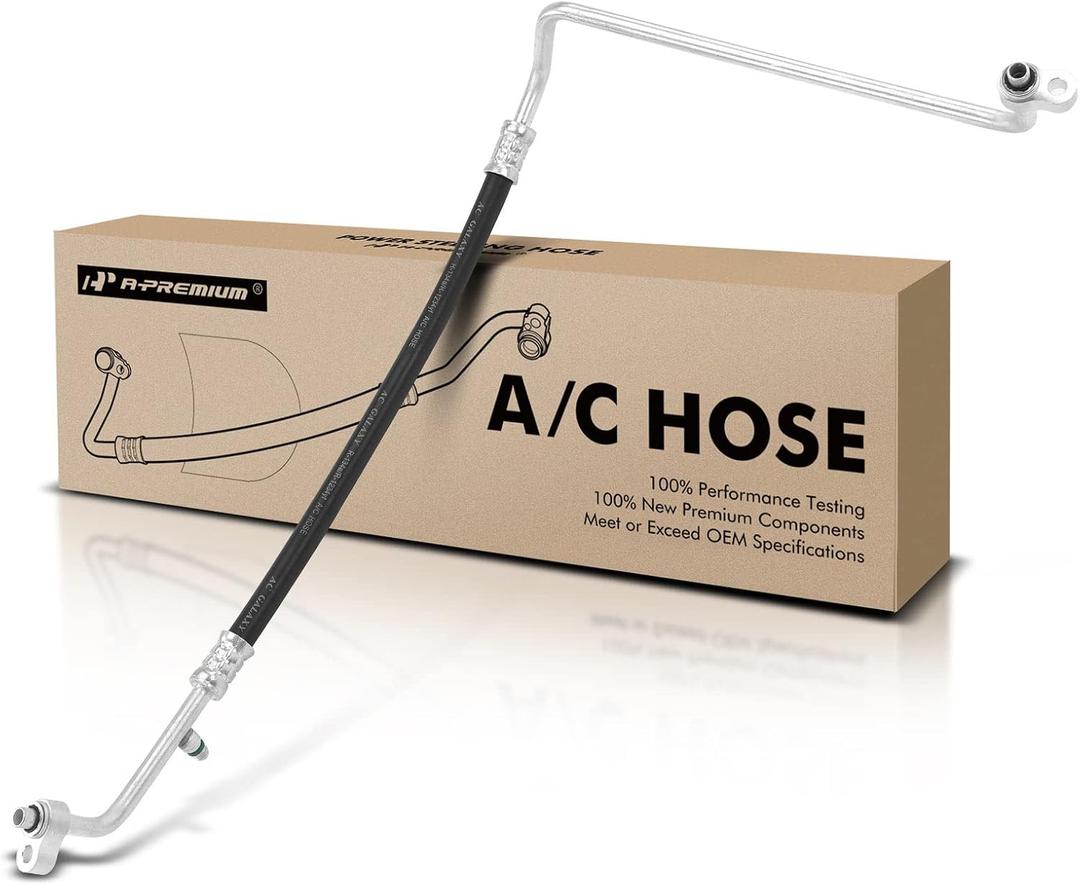A-Premium A/C Discharge Line Hose Assembly Compatible with Chevrolet Silverado 2500/3500/2500 HD/3500 HD/2500 HD Classic/3500 Classic, Suburban 2500 & GMC Sierra 2500/2500 HD, Compressor to Condenser