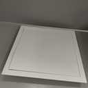 PATIKIL Drywall Access Panel 15x15 Inch, Aluminum Frame Wall Hole Cover Plumbing Access Doors with Click Open/Close Mechanism for Wall Ceiling, White