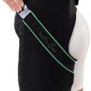 SoulGenie HealthAndYoga™ Extra Padded Hip Protection Belt-Pioneering Design Binder Support Brace to Reduce Falls, Hip Fracture, Injury-Rehab Aid for Post-Surgery Recovery-Free Size, Unisex (Left)