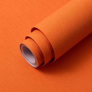 Abyssaly Orange Peel and Stick Wallpaper Removable Self Adhesive Wallpaper Embossed Silk Textured Contact Paper Home Decorativon for Cabinet Countertop Wall Shelf Liner Paper 15.7" X 196.8"