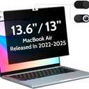 Peslv Magnetic Privacy Screen for Macbook Air 13.6/13 Inch (2022-2025, M2, M3, M4), Removable Matte Anti Glare Blue Light Protector Private Security Filter for 13.6inch Mac Laptop Computer