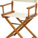 Casual Home 18" Director's Chair Honey Oak Frame with Wheat Canvas