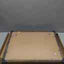 16x20 Poster Frame Set of 2, 16 x 20 Wood Picture Frames with Mat for 11x14, Wooden Photo Frame with Tempered Glass Cover for Wall Mounting Display, Rustic Brown