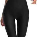 speerise Women Sleeveless Turtleneck One Piece Romper for Yoga Workout Jumpsuit with Tummy Control Bodysuit (Small, Black)