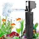 Aquarium Filter for 40-150 Gal,Fish Tank Internal Filter,Turtle Tank Filter, Multifunctional Aquarium Filter That Provides Oxygen to Fish Tanks