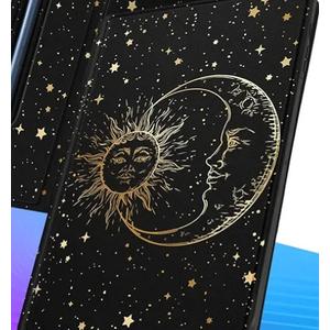 Wazzasoft for Amazon Kindle Scribe Case Folio Cover 10.2 Inch for Women Girls Cute Fashion Design Girly Kawaii Sun and Moon Pretty Teens Unique Aesthetic E-Book Cases for Kindle Scribe 10.2"