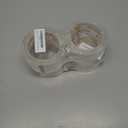 2 x Clear Packing Tape 2 Rolls - Heavy Duty Packaging Tape 2.7mil Thick, 2.0 in. Wide x 60 Yards - Strong Adhesive, Silent, Reliable Package Tape for Home Office Shipping Moving Sealing