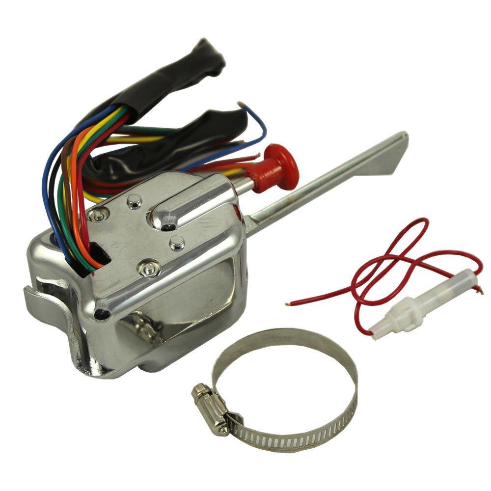 12v Chrome Universal Street Hot Rod Turn Signal Switch for Ford Buick GMC|Parts & Accessories | Car & Truck Parts | Interior | Switches & Controls, 2 Pcs