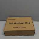 6 Packs Large Toy Storage Bags with Labels, Reusable Clear PVC Board Game Storage, Travel Waterproof Organizer Bags with Zipper for Building Blocks, Puzzle, Kids Books (black)