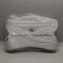 Cervical Neck Pillow, Memory Foam Pillows for Neck and Shoulder Pain Relief, 2 Heights Ergonomic Pillow with Breathable Ice Silk Cover, Neck Support Pillow for Side Back Stomach Sleepers (Pearl White)