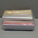 Mimorou 100 Pcs Clear Report Cover with Sliding Bar 50 Sheet Capacity Presentation Binder Transparent Resume Folder Plastic Folder for File Report School Office (Classic Color)