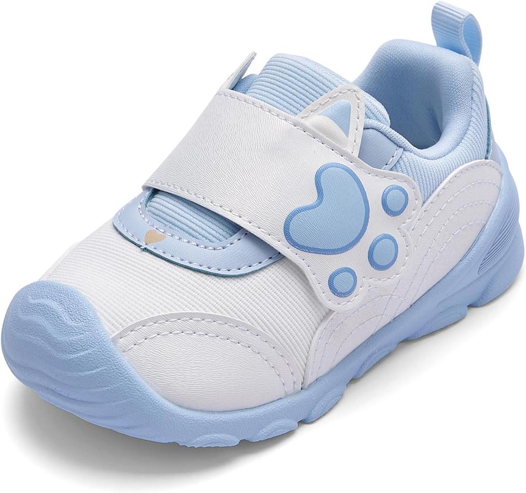 Balabala Toddler Girl Sneakers Walking Shoes Toddler Boy Sneakers Baby Sneakers Running Shoes Lightweight Slip on Sneakers