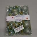 LSLJS Christmas Ornament Balls 26 Pcs Hanging Christmas Tree Ornament Balls for Xmas Tree Decor, Christmas Ball Ornaments for Home Xmas Gift Holiday Party Decorations, 3/4/5cm