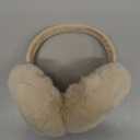 Lullaby Unisex Womens Mens Winter Warm Ear Muffs Faux Fur Ear Warmers (White)