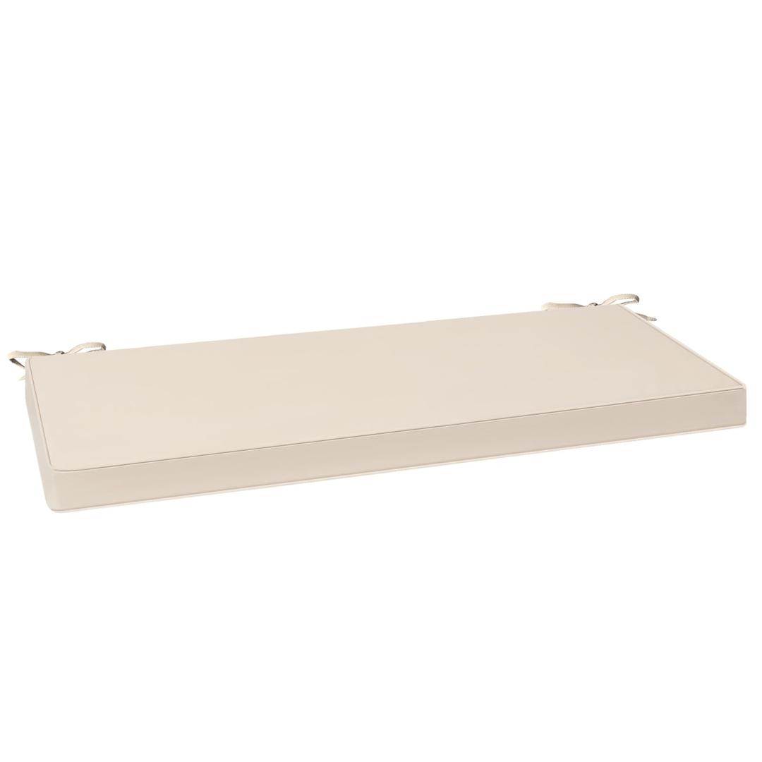 AAAAAcessories Outdoor Bench Cushion, Waterproof, Fade-Resistant Patio Furniture Replacement Cushions, 45" x 18" x 3", Beige