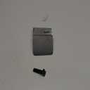 Adjustable Child Safety Door Top Lock Metal Child Proof Door Top Lock for Interior&Exterior&French DoorLock & Unlock from Either Sidesfor Childproofing Sliding Door Lock for Kids Safety Black (1 Pcs-Black)