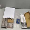 HOSHANHO 7 Pieces Kitchen Knife Set, Japanese High Carbon Stainless Steel Magnetic Knife Block Set, Ultra Sharp Chef Knives Sets with Ergonomic Pakkawood Handle