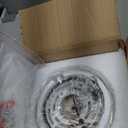 Brushed Nickel Semi Flush Mount Ceiling Light,Modern Ceiling Light Fixture for Closet Hallway Entryway Fixture Brushed Nickel Finish 1 Pack