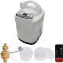 3L Sauna Steamer, Fcc Certified 3L & 1000W Steam Generator, Sauna Steamer Machine with Remote Control, Portable Sauna Steamer with Sturdy Lid and Explosion-Proof Interior, Black