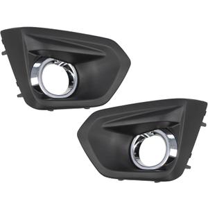 Fog Light Bezel Compatible with Impreza 2012-2014 Driver and Passenger Side Fog Light Cover with Chrome Trim 57731FJ030 57731FJ020 (Left and Right Side)
