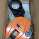 BEAMNOVA 2 Ton 4400 lbs Vertical Plate Lifting Clamp Flexible Ring Sheet Metal Steel Clamps Lifters Heavy Duty Orange