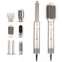 7 in 1 High-Speed Hair Dryer Brush, 110,000 RPM Air Styler for Automatic Air Curling, Negative Ionic Hot Air Brush Set for Fast Drying, Volumizing & Frizz Control, Heat Protection Multi-Styler